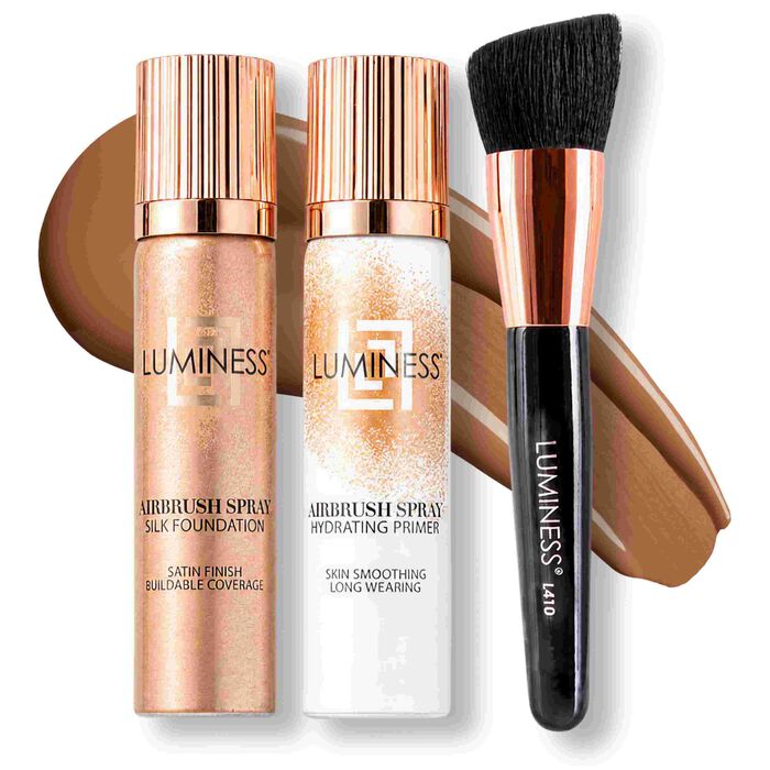 Airbrush Spray Silk Foundation Starter Kit - Tan 100Tan 100